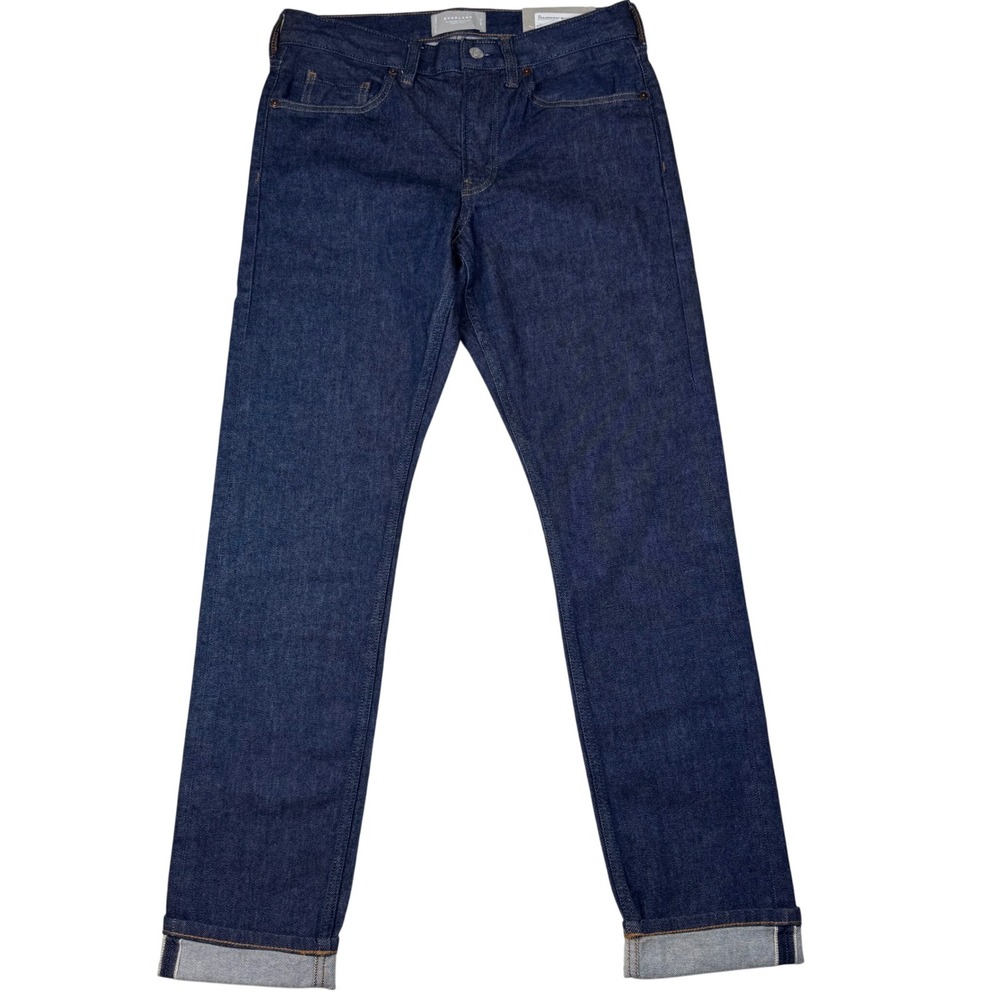 NEW Everlane Selvedge Slim Fit Jean Mens Size 30x32‎ Organic Cotton Low Stretch